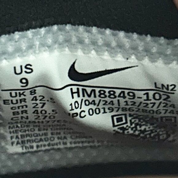 Nike Vapor Speed 3 “White Team Crimson” Men’s Size 7.5-9 Football Cleats - Picture 9 of 9